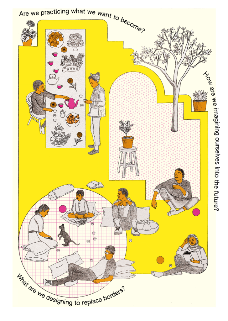 Saturday School 2023 poster designed by Sahra Hersi